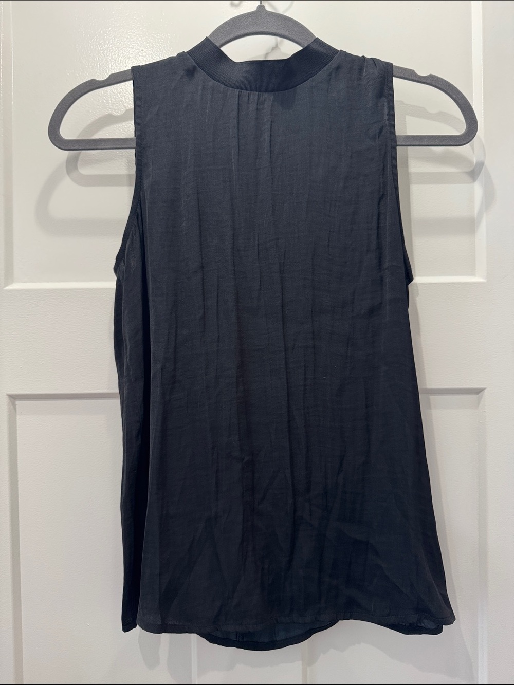 a new day Women’s Black Mock-Neck Sleeveless Tank Size XS